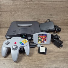NINTENDO 64 console with banjo kazooie and memory card.