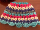 knit hat, handmade by professional knitter, multi-colored, women's one-size — photo 1