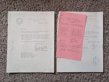 Vintage 1971 Indira Gandhi US Visit Secret Service Letter Lot