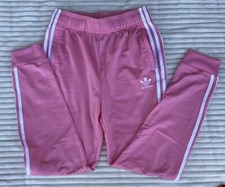 Pink Adidas Sweatpants, Big Kids 14 women  s Small 