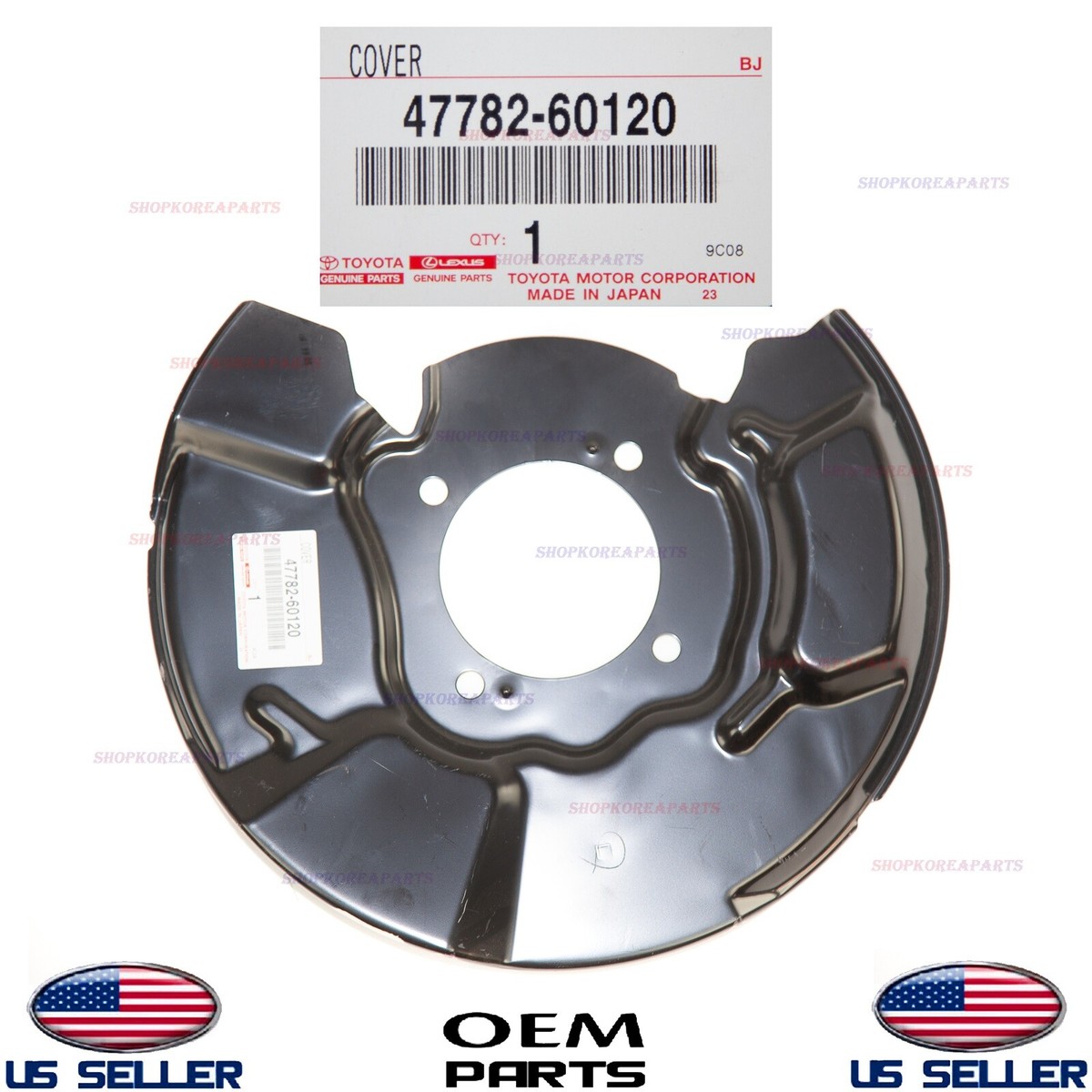 Genuine Front Brake Dust Cover Left⭐OEM⭐ Toyota 4Runner Lexus