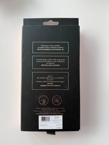 Kate Spade New York Ring Stand Polka Dots Resin iPhone 11 Pro Case, Black - Photo 2 sur 2