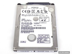 160GB Hitachi Cinemastar Z5K320 2,5" HCC543216A7A380 SATA-300 5400RPM Festplatte
