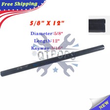 Jackshaft 5/8" X 12" 3/16" Keyway Hardened Steel For Go Kart Mini Bike