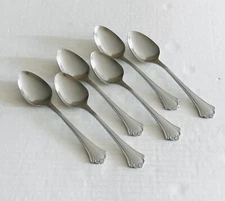 International Silver Stainless Park Manor 6 Teaspoons Glossy