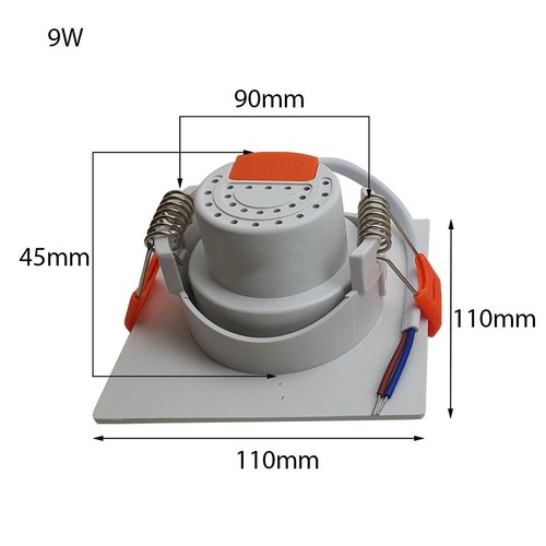 Moderne LED verstellbare Neigungswinkel Downlights runde Deckenstrahler UK - Bild 16 von 18