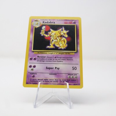 NM - Kadabra | Base Set Unlimited | Vintage Pokemon TCG