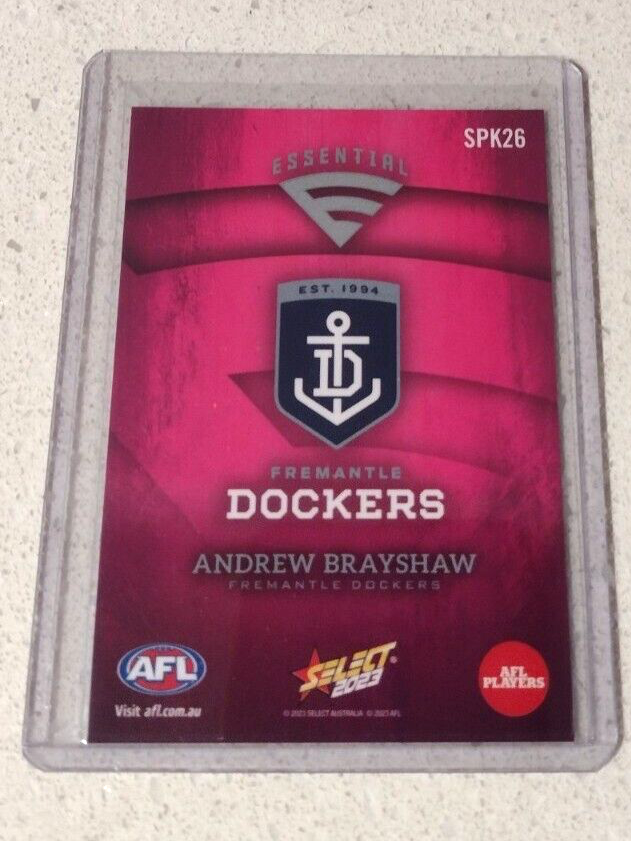 2023 Footy Stars Andrew Brayshaw Essential Pink Kmart starter SPK26