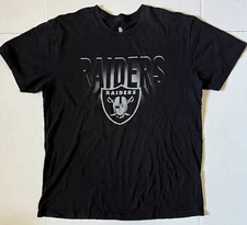 JUNK FOOD CLOTHING - Men's Black NFL Las Vegas Raiders T-shirt - Size Medium