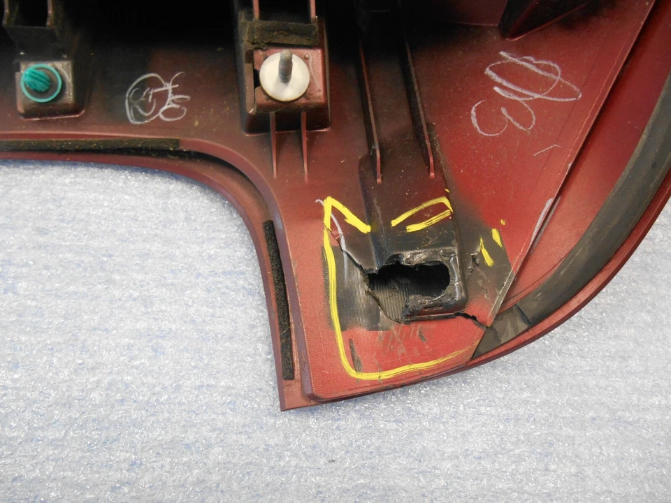 SUBARU OUTBACK PUERTA TRASERA PUERTA LEVADIZA PUERTA TRASERA TECHO ALERÓN Y LÁMPARA DE LUZ OEM 15-19 Foto 3 de 4