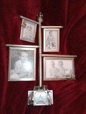 Heavy Royal Limited Silver Unique Baby 2-sided Multi-Photo Pole Swivels
