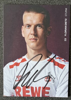 Florian Dietz  Autogrammkarte 24/25  1.FC Köln original unterschrieben T@P