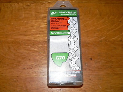 Home Depot Power Care 20'' G70 Chainsaw Saw Chain P/N 462-940 for Various Models