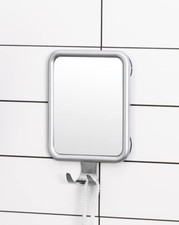 Lunmore Shower Mirror Fogless for Shaving, Rectangle with 4 Suction Cups Fogless