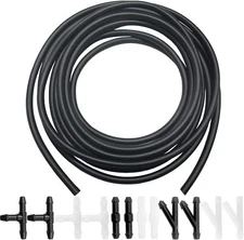 Windshield Washer Hose Kit, 4 Meter Washer Fluid Hose & 12 Pcs Hose Connectors..