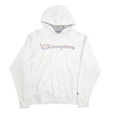 CHAMPION Hoodie Spellout Jumper Sweatshirt Mens XL