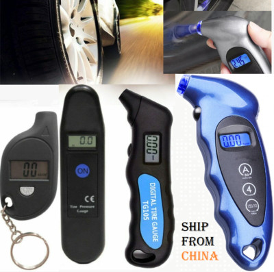 DIGITAL Car Tire AIR PRESSURE GAUGE LED Manometer Barometers PSI Tyre pneu TEST