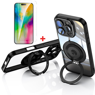 Kamera Schutz Magnet für iPhone 16 Pro Max 15 Schutzhülle Ring+ Glas