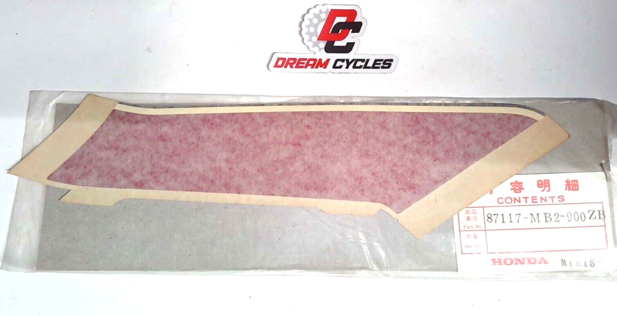 NOS GENUINE Honda VF700F 1985 R Stripe Decal Emblem Red-87117-MB2
