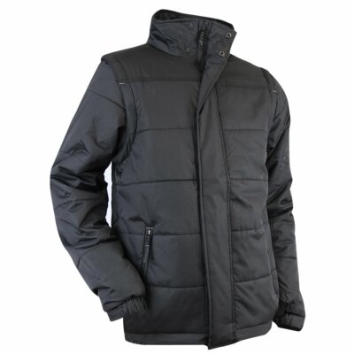 LMA Jacket Stand-up Collar Black Quality Coat Brand New Size L