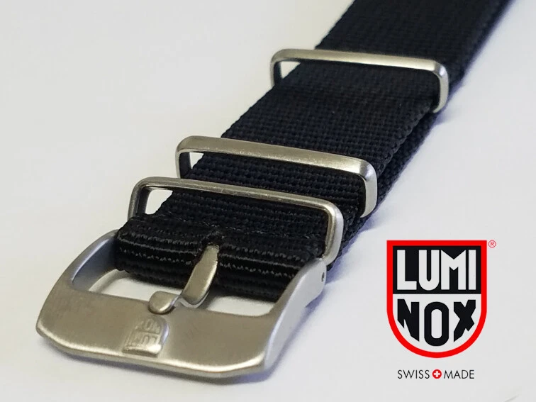 LUMINOX 22mm Nylon Balístico Negro 4 Rigns 3000 3040 3900 3050 3950 SELLO MARINO Foto 3 de 4