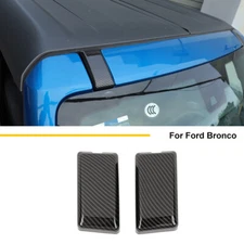 Carbon Fiber Roof Windshield Screws Protection Bezel Cover For Ford Bronco 2021+