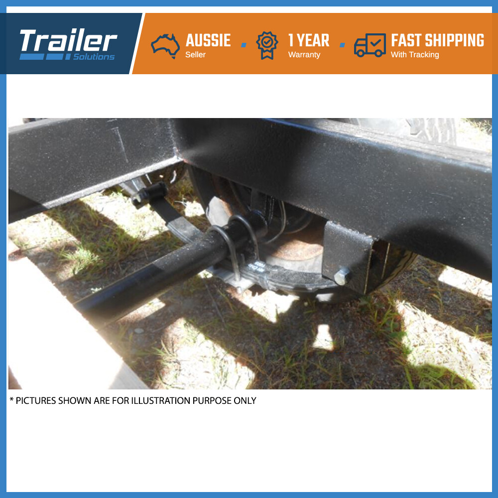 Pair 5 Leaf Eye To Eye Trailer Springs. 60MM X 6MM 1200KG. Heavy Duty