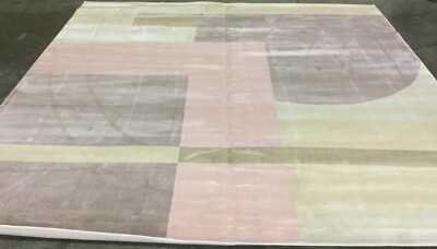 PINK / PURPLE 9' X 9' SQ Broken Thread Rug, Reduced Price 1172658853 ORW301U-9SQ