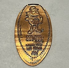 ERROR M&M LAS VEGAS RACING TRACK ELONGATED PENNY RIPPLED DURING PRESS PROCESS