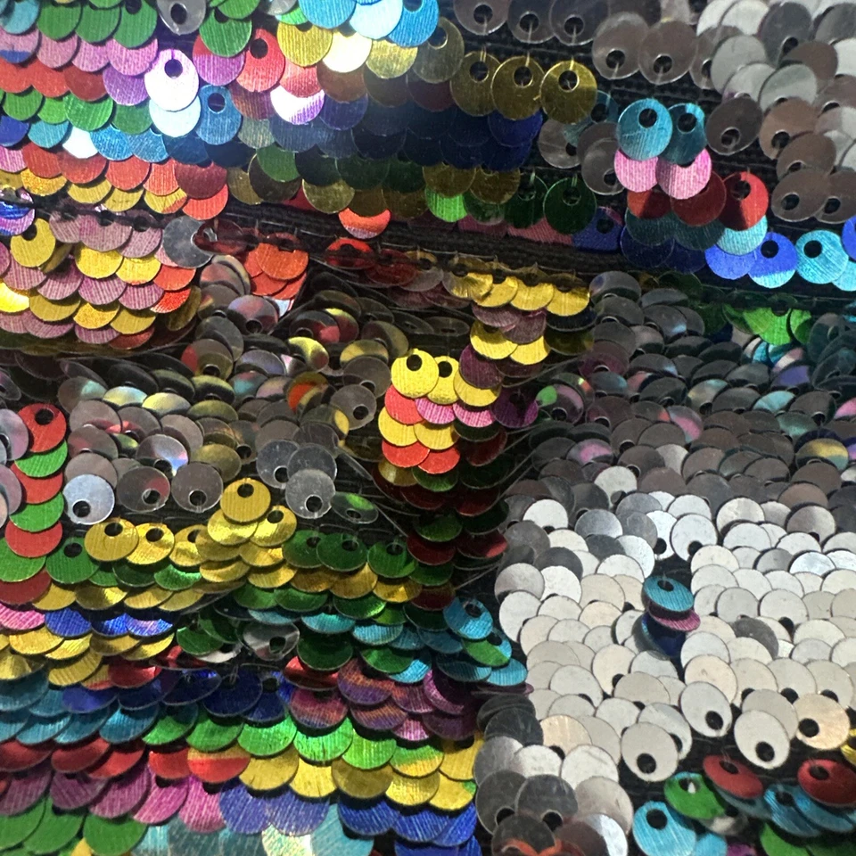 Victoria Secret ROSA Arco Iris Lentejuelas Bling Campus Mochila Viaje Equipaje de Mano Escuela Foto 2 de 4