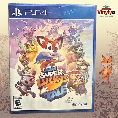 New Super Lucky's Tale Sony Playstation 4 Video Game Console Us Brand New Sealed