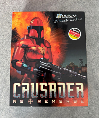 Origin Crusader: No Remorse Spielanleitung/Handbuch PC Deutsch mit OVP/Box