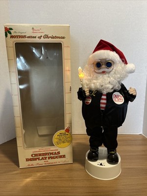 VTG  89Telco Animated 17  Cool Nick Party Santa Claus Motionette CMAS Figure Box
