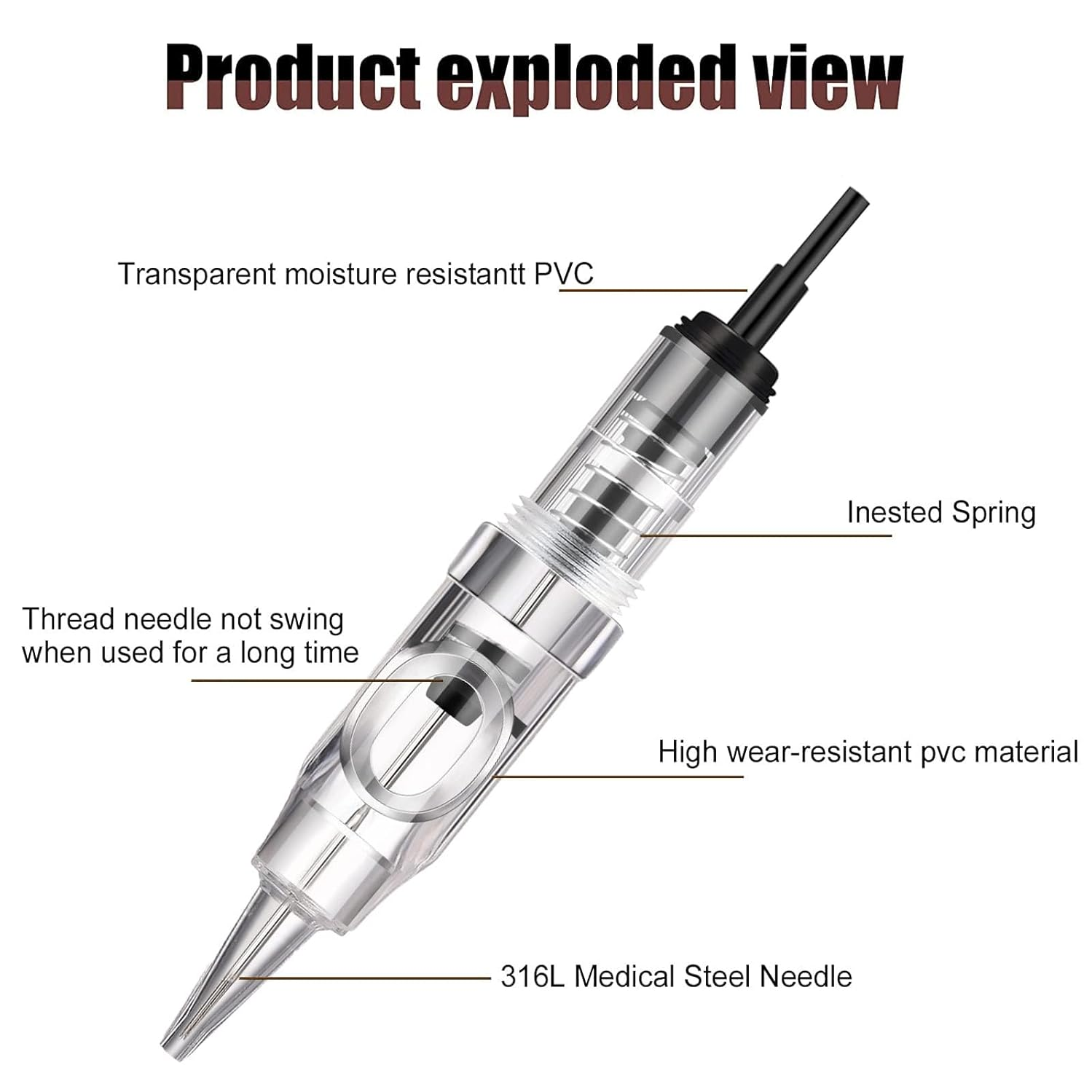 Permanent Eyebrow Makeup Wired Pen Machine Kit Microshading Eyeliner ...