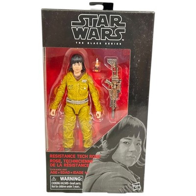 Star Wars Black Series Rose Resistance Tech 6'' Figure Last Jedi 2017 Hasbro New
