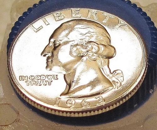 1963 Choice BU Quarter 90% SILVER EYE CANDY  Blazing Cartwheel Luster #1202~ 8