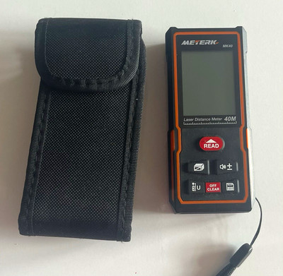 METERK MK40 Laser-Distanzmesser 40 m, Kunststoff, mit Schutztasche