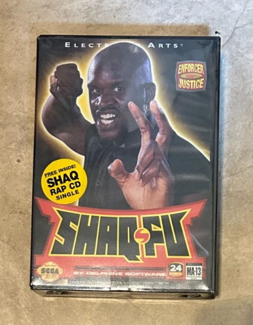 Shaq-Fu Sega Genesis Game w/ CD NEW FACTORY SEALED CASE FRESH - Image 2 of 4