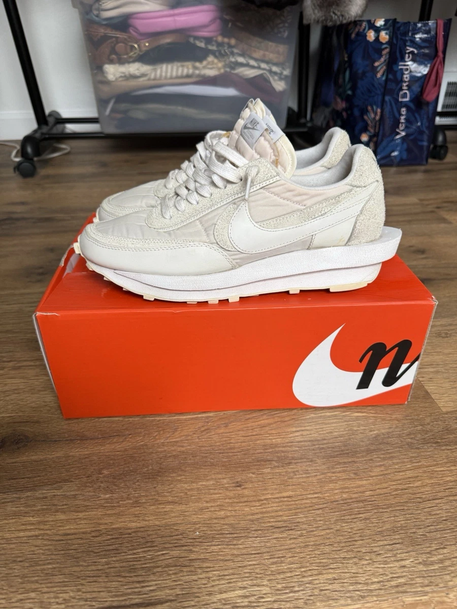 シューズ NIKE LDWAFFLE/SACAI triple White Nike sacai x LDWaffle White Nylon for Sale | Authenticity