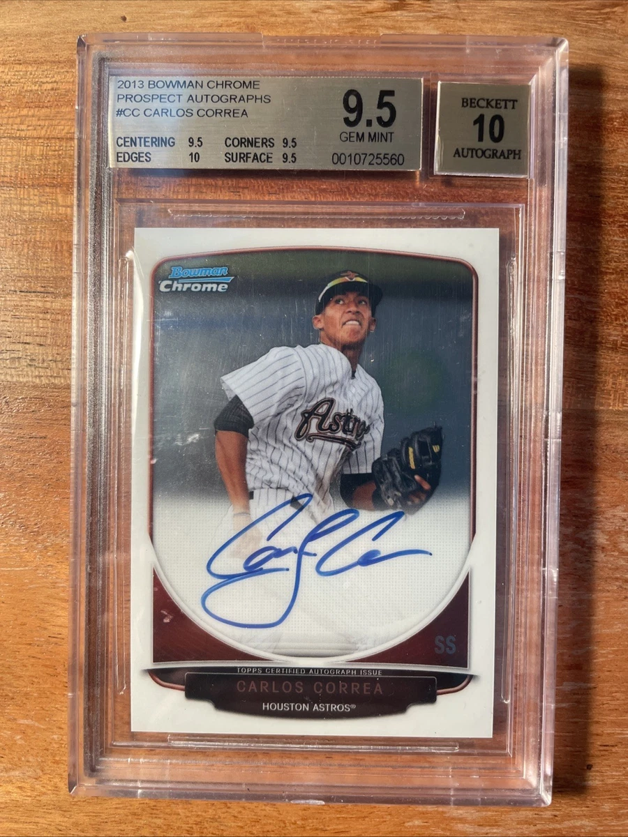 Bowman Carlos Correa Baseball Sports Trading Cards & Accessories