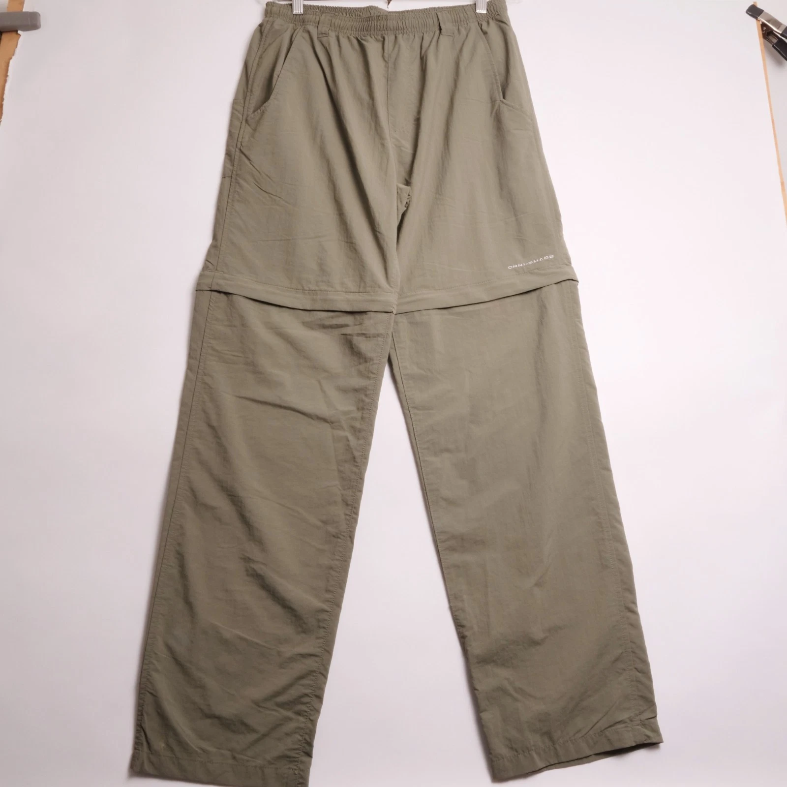 Columbia PFG Nylon Convertible Omni-Shade Lightweight Fishing Short Pant Size 32