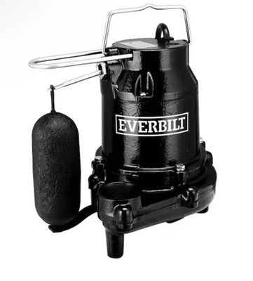 #ad Everbilt 3 4HP Cast Iron Pro Grade Submersible Sump Pump 1004 120 345 HDS75 $170.99