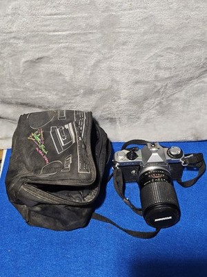 Pentax MV1 35mm Film Camera w/ Zoom Lens Strap Bag Vintage SLR K Mount