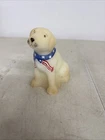 Fenton Opal Satin Yankee Doodle American Dog eBay Signed /500 Hand Painted