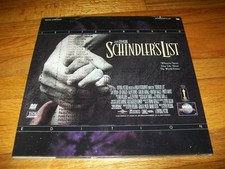 SCHINDLER'S LIST 2-Laserdisc LD SET BRAND NEW SEALED WIDESCREEN FORMAT VERY RARE