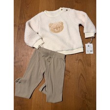 Cloud Island Baby Sherpa Bear Sweatshirt and ...