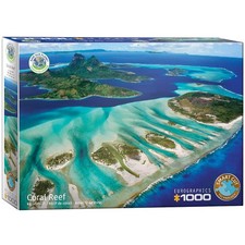 EuroGraphics Coral Reef 1000-Piece Panoramic Puzzle,Jigsaw