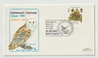 20/5/1986 UK GB FDC - Species at Risk - Barn Owl - Romsey Special Postmark