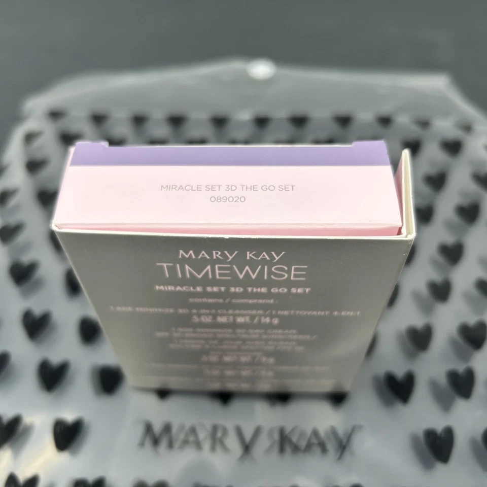 MARY KAY TIMEWISE MIRACLE SET 3D ~ THE GO/TRAVEL SET COMBINACIÓN PIEL GRASA CADUCIDAD Foto 2 de 4
