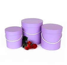 Premium Quality Round Flower Box, Gift Boxes for Luxury Flower and Lavender